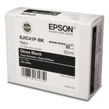 Tinta Epson Colorworks Cw C4000 Negro Brillante C13t52l120