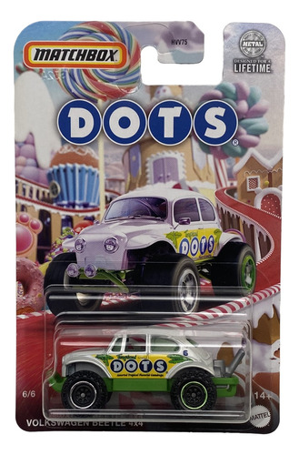 Matchbox 2024 Candy Series 6/6 - Volkswagen Beetle 4x4 Color Blanco