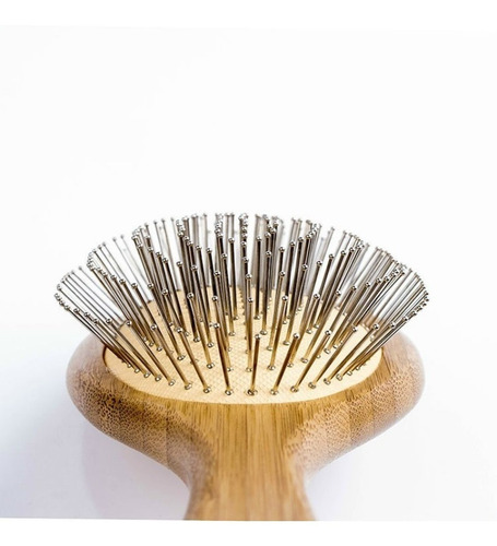 Cepillo Para Masaje Capilar Profundo / 100% Bambú / Redondo