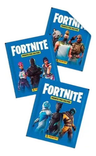 Figurinhas Fortnite Contém 40 Envelopes (200 Cromos)