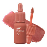 Tinta Labial Peripera Ink Velvet 22 Bouquet Nude 4g