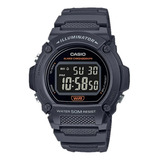 Reloj Casio W-219h-8b W219h Crono 50m Luz Alarma Ahora12