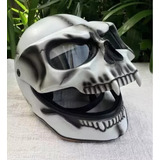Máscara De Halloween Con Forma De Calavera De Motociclista G