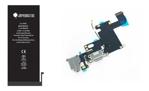 Flex De Carga Compatible iPhone 6 / 6s Con Bateria + Envio
