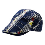 Korixine Hombres Gorra Newsboy Hebilla De Algodón Boina Ajus