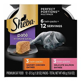 Sheba - Comida Húmeda Para Gatos, Paté, Porciones Perfectas