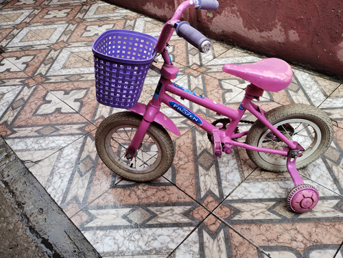 Bicicleta Rod 12 Para Nena Rosa  Buen Estado 