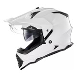 Casco Integral Ilm Ws902 Doble Propósito Blanco