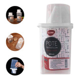 Pote De Plástico Hermético Para Cereais Copo Medidor 850ml