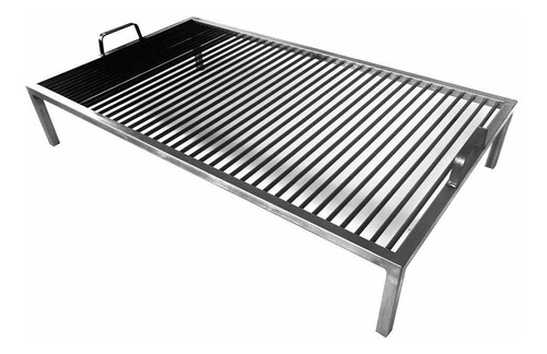 Parrilla Fija Emparrillado Hierro Flotante  8mm  70 X 50 Cm