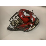 Casco Hochey Itech Portero Rojo