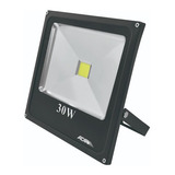 Reflector Led Extra Plano 30w Blanco Adir 2454 Color De La Carcasa Negro Color De La Luz Blanco Neutro 110v/220v