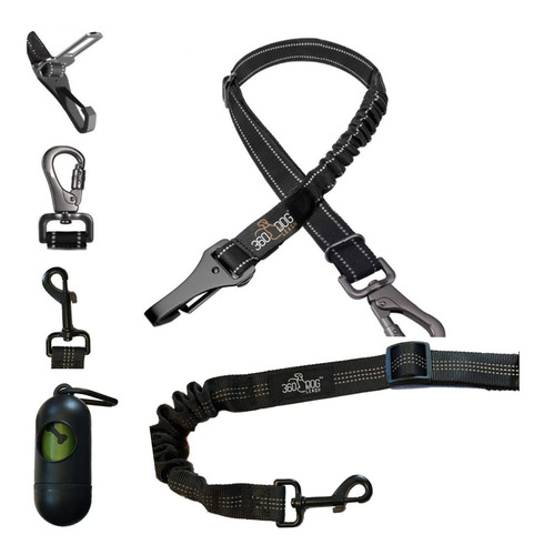 360 Dog Leash Cinturón De Seguridad De Automóvil Para Perros