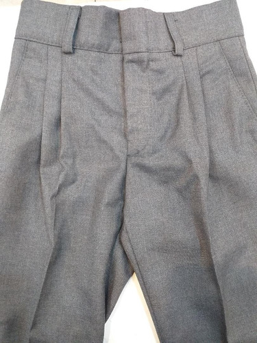 Pantalon Sarga Colegial Suroger Gris Y Azul T.38 Al 50 Tutim