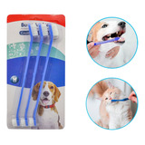 Pack 3 Cepillo De Dientes Para Perros Y Gatos