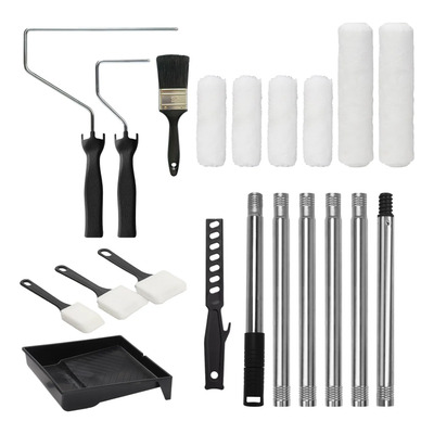 Kit De Rodillos De Pintura Con Poste De Extensión De 4 A 9 | Envío gratis