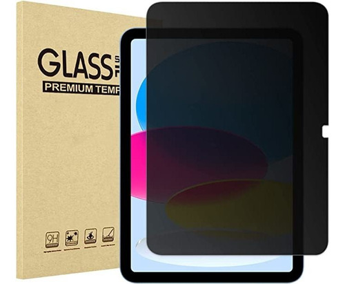 1 Micas Privacidad Cristal Templado Para iPad 10 Generación