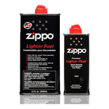 2 Botes De Gasolina Zippo Original 1pz De 4oz + 1pz De 12oz