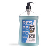 Shampoo Ice Barba E Cabelo Bancada Barba De Respeito 1l