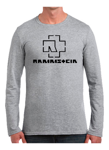 Polera Manga Larga Hombre Banda Musical Rammstein