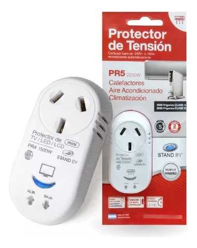 Protector De Tension Pr5 Anthay  2200w Aacondicionado/calef.