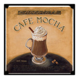 #528 - Cuadro Vintage 30 X 30 Cm - Café Coffee Bar Cocina 
