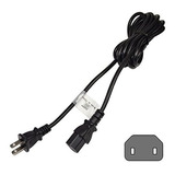 Hqrp Cable De Alimentacion De Ca De 10 Pies Para Sony Kdl-4