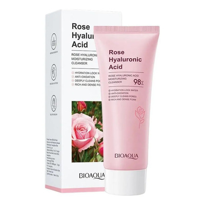 Limpiador Facial de Rosas + Ácido Hialurónico Anti-Edad Piel Mixta | Meses sin interés