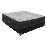 Cama Box Preto Viúvo Colchão Extra Firme Airtech D45 Ortobom