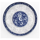 Plato Hondo De Porcelana En Color Azul Pack 6 Unidades 21 Cm