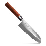 Cuchillo Chef Japonés Santoku Profesional - Tradicional