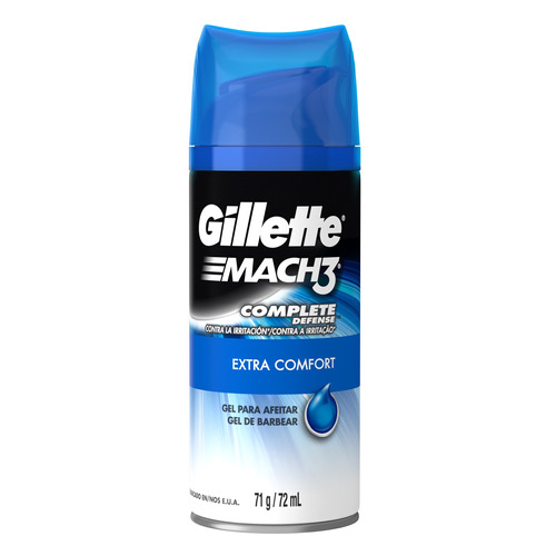 Gel Afeitar Gillette Mach3 Complete Defense Comfort 72 Ml