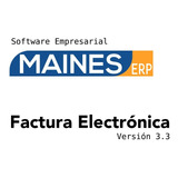 Maines_erp Factura Electrónica Cfdi 3.3 + 100 Timbres Fiscal