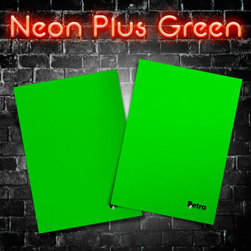 Neon Plus - Green - Verde - Tam. A4 - 180g /m² - 25 Folhas