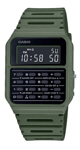 Reloj Casio Unisex Ca-53wf-3b Calculadora Resina 