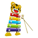 Instrumento Musical Xilofon Madera Infantil Didactico Animal