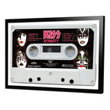 Cuadro Kiss Cassette Dinasty Retro Vintage Poster 50x70