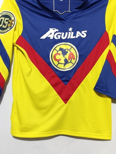 Playera Tipo Retro América Fc Personalizada 