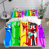 Juego De Ropa De Cama Individual Roblox Rainbow Friends