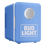 Bud Light Mini Refrigerador Con Altavoz Integrado 4 Litros