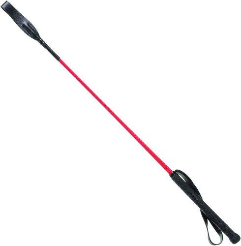 Tough 1 English Riding Crop, 24 Pulgadas, Color Rojo