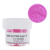 Bellas Comestibles Pink Glitter Polvo 4,5 Gramos Por Ck