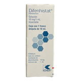 Difenhistal Difenhidramina Solución Inyetable 10ml