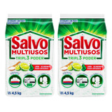 2 Pack Salvo Detergente En Polvo Multiusos 4.5 Kg