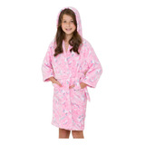 Roupão Fleece Pelucia Infantil Juvenil Quentinho Inverno