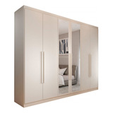 Guarda-roupa Casal Madalena 6 Portas 4 Gavetas 100% Mdf Com