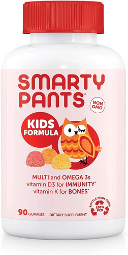 Smarty Pants Multivitaminico Infantil Vitaminas Omega D3 K 