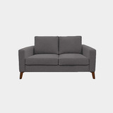 Love Seat Praga Tela Trixie Charcoal - Inlab Muebles