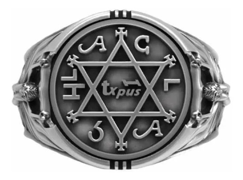 Anillo Del Poder Rey Salomón En Plata Solida Ley .925