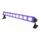 Luz Uv Negra 9x3w - Fiestas Fluor - Ultravioleta - Barra - M